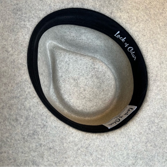 Lack of Color Carlo Rancher Grey Ivory Speckled Wool Hat size MEDIUM 57 CM - Picture 11 of 15